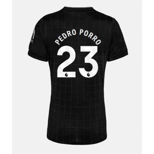 Stroje piłkarskie Tottenham Hotspur Pedro Porro #23 Koszulka Wyjazdowej dla damskie 2025-26 Krótki Rękaw